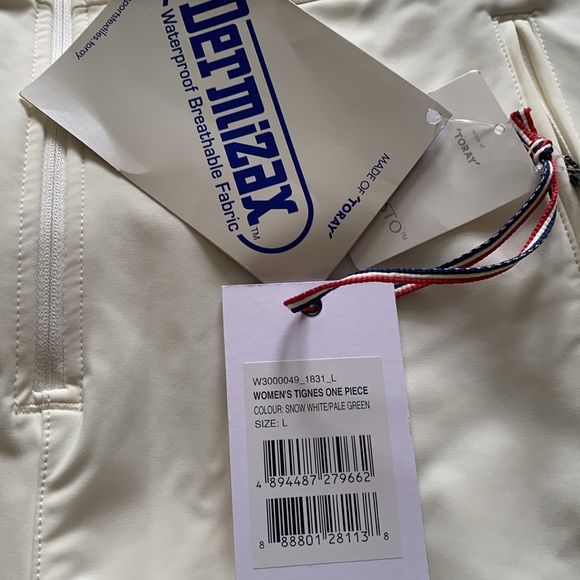 NWT Perfect moment Tignes hooded striped ski suit - Picture 9 of 11